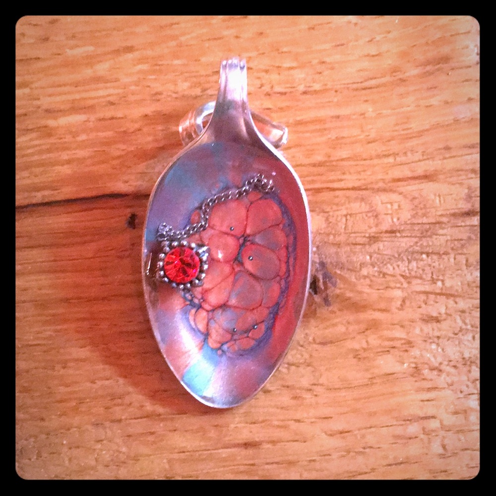 Hand made spoon pendant